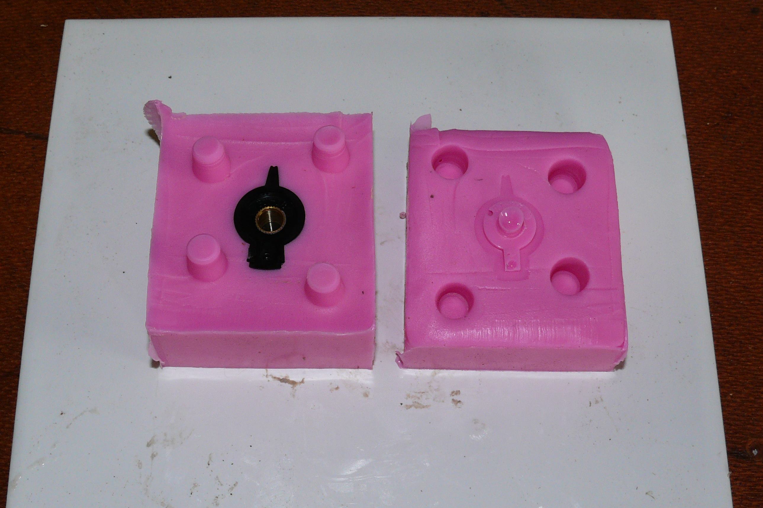 Resin casting small components