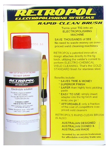 retropol rapid-clean brush starter kit small pic